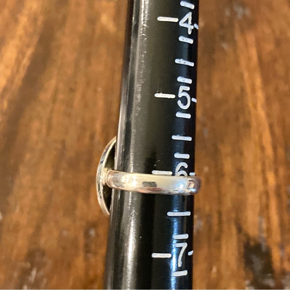 Turquoise Sterling Silver Ring Authentic Gemstone… - image 5